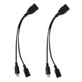 thumbnail image 1 of MOVTOTOP Câble Convertisseur Micro USB en PVC et Cuivre Durable pour Usage Domestique avec 2 Pcs Inclus Noir, 1 of 7