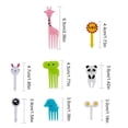 thumbnail image 3 of MesaSe Household Cartoon Fruit Fork Creative Children Animal Cute Plastic Fruit Fork Set Lunch Sign, 3 of 7