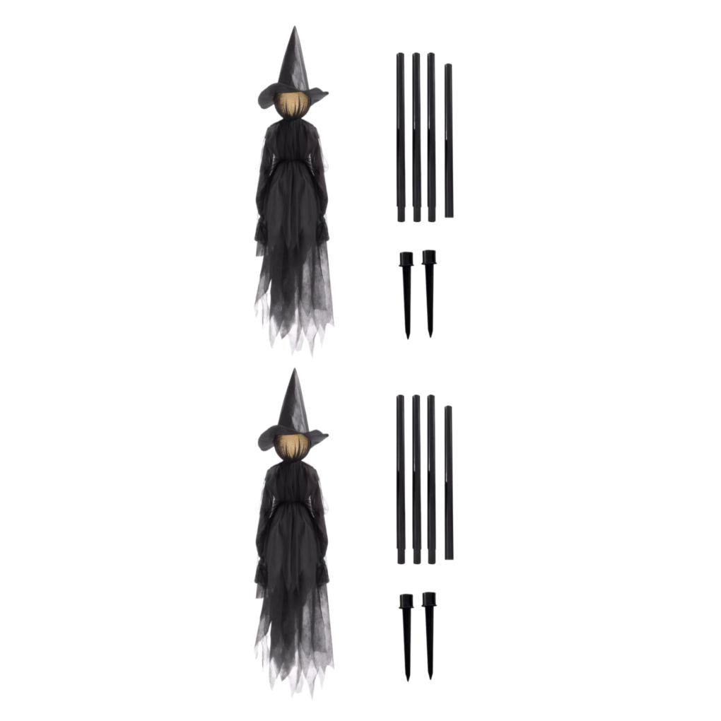 Wweixi Holding Hands With Witches Props Add Cute And Scary Touch To Garden Paired 2Set