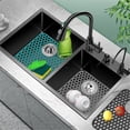 thumbnail image 4 of Binwennn Countertop Dish Rack Self Draining Dish Rack Silicone Kitchen Protector Mat Folding Heat Non Kitchen Mats Grid Accessory Grey For Bottom Of Farmhouse Stainless Steel Porcelain, 4 of 8