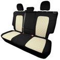 thumbnail image 1 of FH Group Neoprene Custom Fit Seat Covers for 2021 - 2022 Ford Bronco Sport Beige - Rear Set, 1 of 10