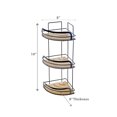 thumbnail image 2 of 3-Tier Corner Rack With Bamboo, 2 of 3