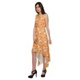 thumbnail image 4 of Moomaya Robe Style Asymétrique pour Femmes Grande Taille Sans Manches Vêtements Décontractés, 4 of 5