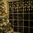 thumbnail image 4 of Danson Décor Glacons 100 DEL Étoiles Rideau Lumineux, Blanc Chaud, 4 of 4