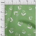 thumbnail image 2 of oneOone Cotton Poplin Green Fabric Floral Sewing Craft Projects Fabric Prints By Yard 42 Inch Wide, 2 of 4