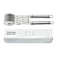 thumbnail image 1 of Pizza Cutter Wheel Stainless Steel 5 Wheel Pie Cutter Retractable Manual Cutter Pizza Roller Multi Wheel Pasta Cutter Pie Cutter Pizza Cutter Stainless Steel, 1 of 9