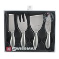 thumbnail image 2 of Swissmar 4-Piece Stainless Steel Petite Cheese Knife Set, 2 of 3