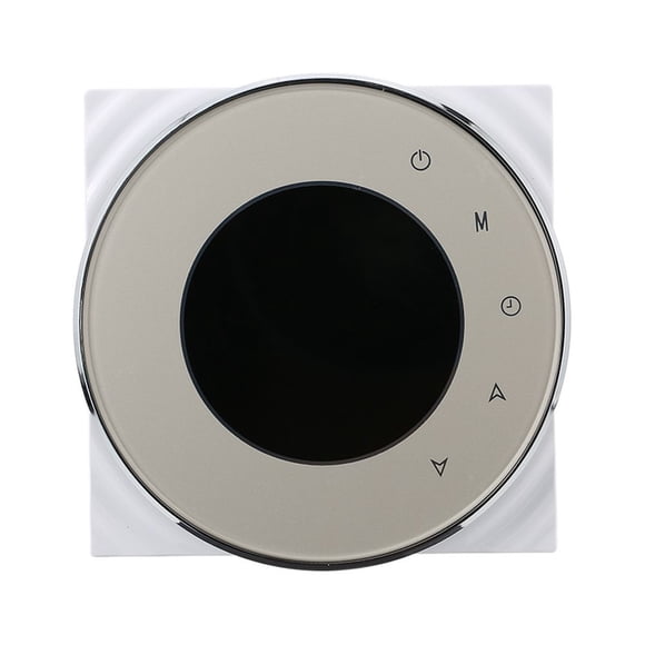 Champagne BAC-5000 95-240VC Chauffage à Deux Conduites Refroidissement Écran Tactile Numérique LCD 5+2 Programmable Hebdomadaire Données Mémoire Ventilateur-Coil Unité Climatiseur Central CVC Thermostat de Pièce