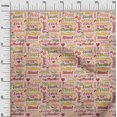 thumbnail image 3 of oneOone Cotton Flex Pale Pink Fabric Text Sewing Craft Projects Fabric Prints By Yard 40 Inch Wide, 3 of 5