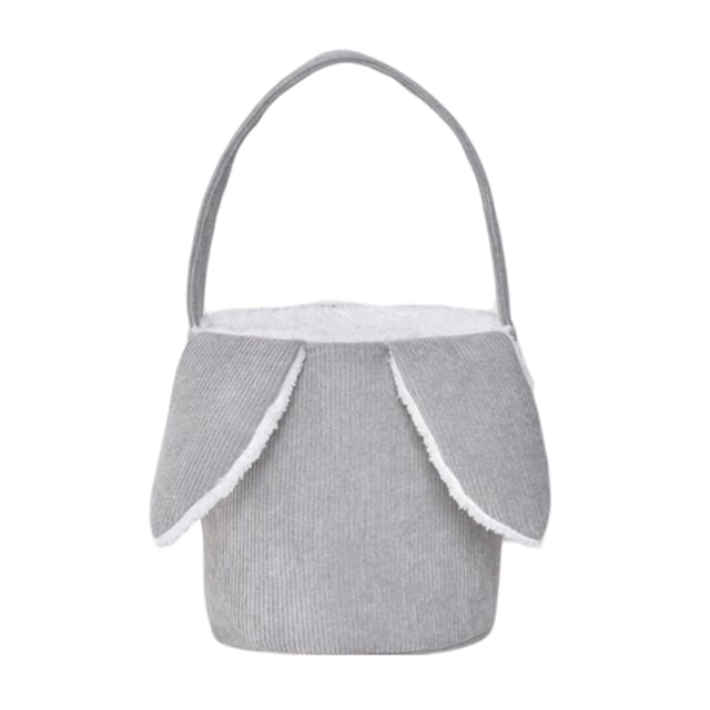 Easter Bunny Cute Candy Storage Toy Holder With Rabbit Ears For Kids Home Textile Storage