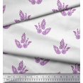 thumbnail image 3 of Soimoi Rayon Fabric Leaves & Floral Block Fabric Prints by Yard 42 Inch Wide, 3 of 3