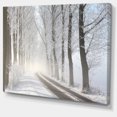 thumbnail image 2 of Voie Hivernale au Matin Brumeux, 2 of 3
