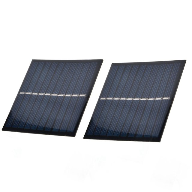 Cellule Solaire Époxy Encapsulée, Panneau Solaire Portable Convertit Énergie Solaire 2 Pcs 0.7W Écologique pour Appareils Électriques Basse Consommation