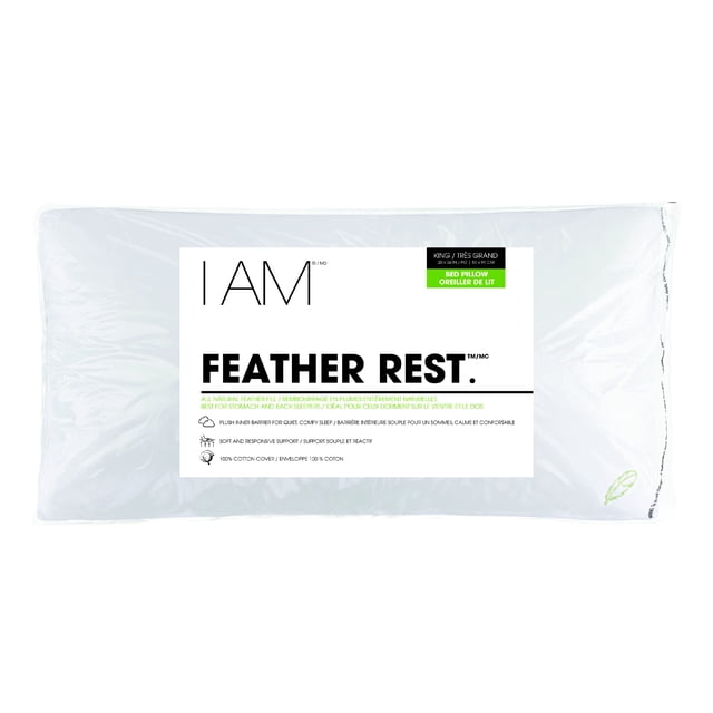 I AM™ Feather Rest Oreiller - Tres Grand