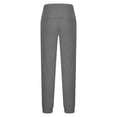 thumbnail image 4 of EGNMCR Men's Lightweight Pants, Cargo Pants Men, Linen Pants Men Men's Drawstring Elastic Waist And Solid Color Pocket Hoodie Binding Leg Pants Tracksuit Pants Men Polyester Pants, 4 of 6