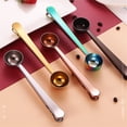 thumbnail image 4 of Cqxid Tableware Under $5 Coffee Scoop For Ground Coffee Stainless Steel Metal Scoop Multifunction Tablespoon Measuring Spoon Sealing Clips On Protein Powder Instant Coffee, 4 of 8