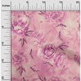 thumbnail image 2 of oneOone Cotton Flex Fuschia Pink Fabric Florals Craft Projects Decor Fabric Printed By The Yard 40 Inch Wide, 2 of 4