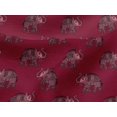 thumbnail image 4 of oneOone Viscose Jersey Fabric Elephant Block Print Sewing Fabric BTY 60 Inch Wide, 4 of 5