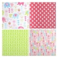 thumbnail image 1 of FABRIC CREATIONS Baby Girl Flannel Pre-Cut Fabric Pack, 4x1, 1.8 m (2 yd), 1 of 6
