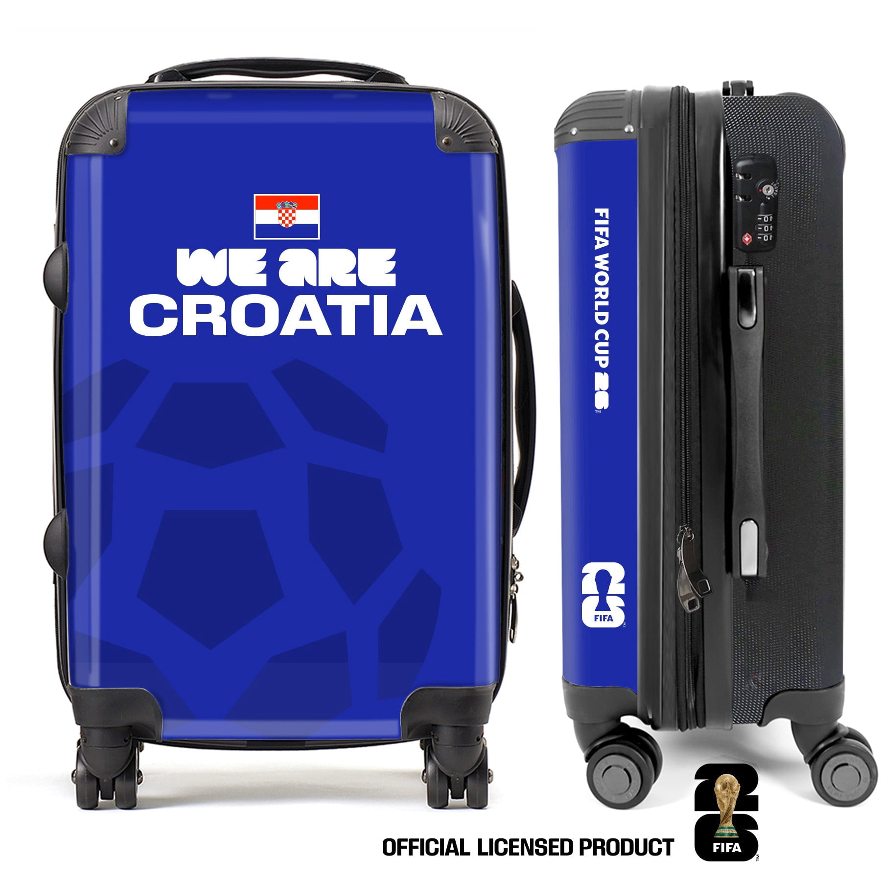 Croatia1 FIFA World Cup 2026™ Carry On 20” Spinner Suitcase with TSA Lock