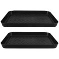 thumbnail image 1 of Miangastore Plateau Long pour Bottes 3 Pcs 13.8x10.7x1 Po Noir pour Entrée Intérieure Extérieure, 1 of 8