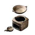 thumbnail image 2 of Tea Stove Warmer Tea Pot Warmer with Candle Holder Ceramic Tea Warmer Tea Heater Fu, 2 of 9