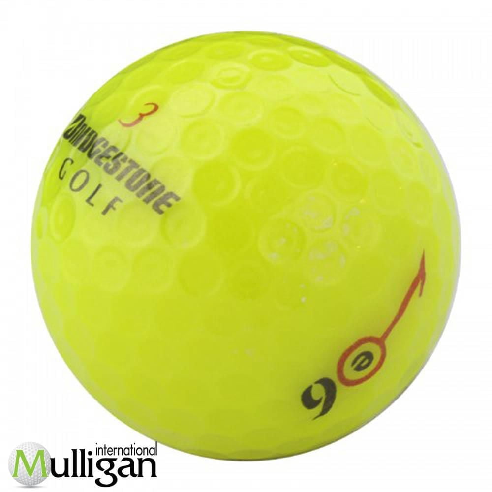 Mulligan - 60 balles de golf récupérées Bridgestone e6 5A, Jaune