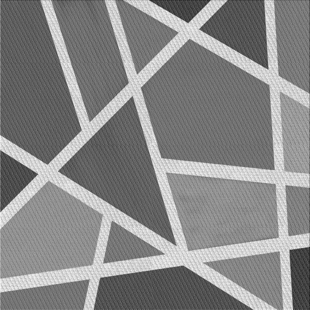 Ahgly Tapis d'Intérieur Lavable en Machine Carré Gris Nuage Gris, 8 Pieds Carré