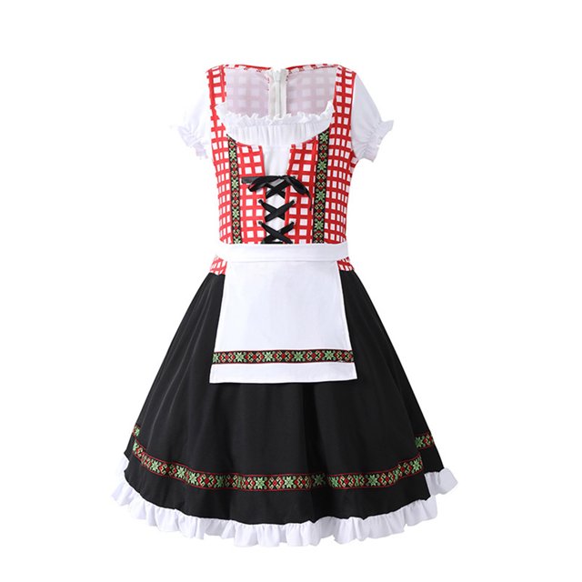 2025 Robe pour Tout-Petit s pour s pour Fête Printemps Été Robes Imprimées Oktoberfest à Volants Manches Courtes Coupe Évasée s Robe Princesse