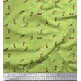 thumbnail image 1 of Soimoi Green Cotton Duck Fabric Printed Fabric 1 Yard 58 Inch Wide, 1 of 3