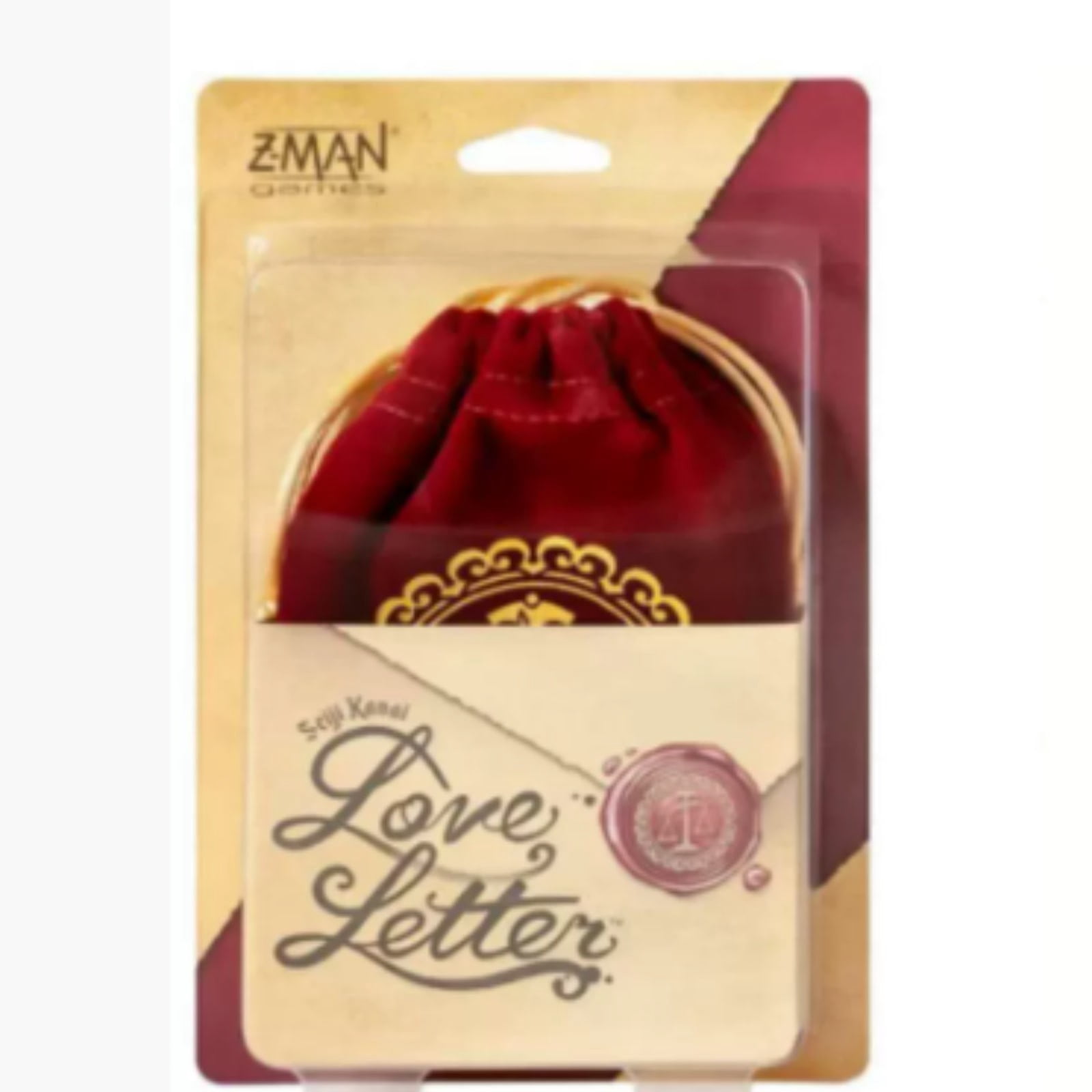 Love Letter - English Version - Blister Pack - A card game by Z-Man Games -2 to 6 players - 20 minutes gameplay -Game for family game night - For kids and adults 10 +