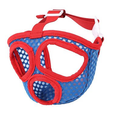 Milaget Dog Muzzle Anti Dropping Soft Protective Pet Muzzle for Dog Mouth Cover for 28cmx31cm