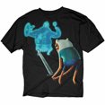 thumbnail image 1 of Adventure Time Finn Vs Gladiator T-Shirt Noir TG, 1 of 1
