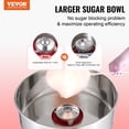 thumbnail image 2 of VEVOR Electric Cotton Candy Machine, 1000W Candy Floss Maker, Commercial Cotton Candy Machine with Stainless Steel Bowl, Sugar Scoop, and Drawer, Perfect, 2 of 9