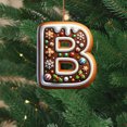 thumbnail image 1 of 26 Alphabet Ornaments For Christmas Tree Candy Cane Initial Letter M Pendant With Berries Pattern Mini Hanging Decorations For Party DIY Holiday Kitchen Towels Acrylic Snowflake Beads Easter, 1 of 3