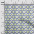 thumbnail image 1 of oneOone Cotton Cambric Fabric Geometric Ikat Printed Craft Fabric BTY 56 Inch Wide, 1 of 4