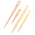 thumbnail image 1 of SNNROO 4 Pcs Basket Big Eye Needle Plastic Knitting Tools Needles, 1 of 8