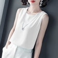 thumbnail image 2 of JDQJBZ Camisoles de Base Débardeurs pour Femmes Grande Taille Débardeurs Couleur Unie Col Rond Chandail Ample Sans Manches, 2 of 4