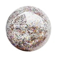 thumbnail image 1 of Pool Floats 1Pack Inflatable Balls for Swimming Pools and Beaches Round Shape Transparent and Multi, 1 of 8