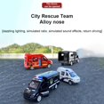 thumbnail image 2 of HLONK Friction-Powered Ambulance Toy Car  LED Lights and Siren for Exciting Play, 2 of 8
