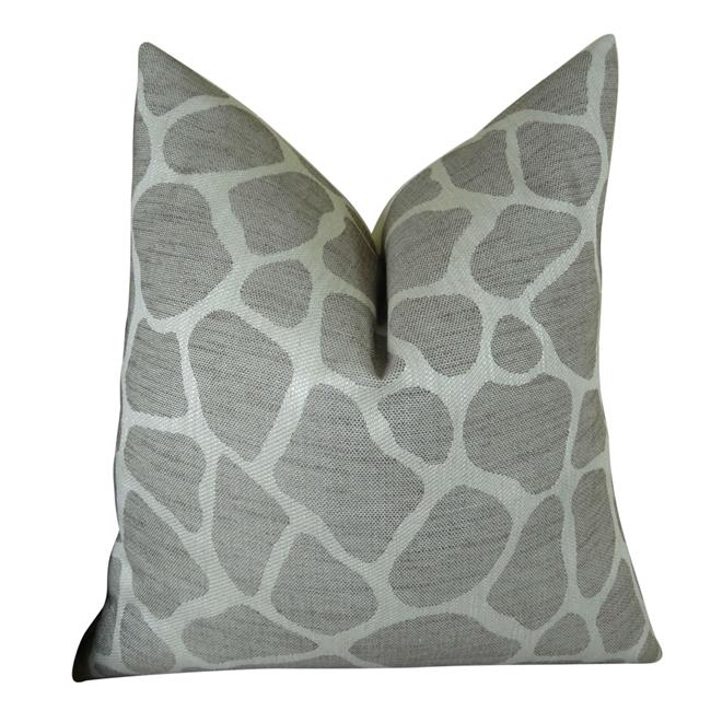Plutus Coussin Fait Main Rocky Way, (Double Face 24 Pouces x 24 Pouces)