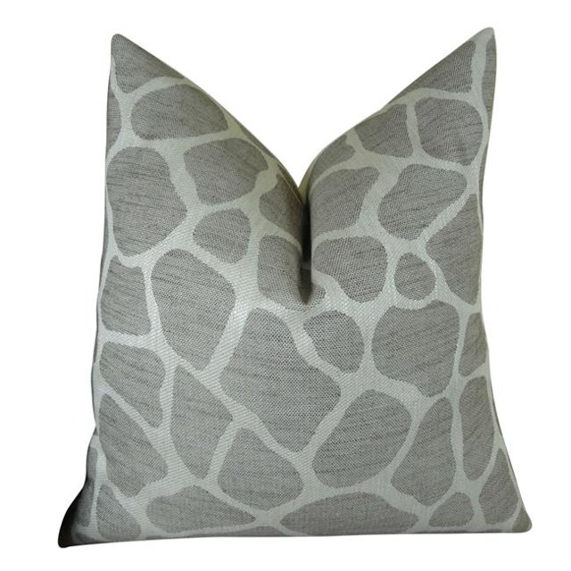 Plutus Coussin Fait Main Rocky Way, (Double Face 24 Pouces x 24 Pouces)