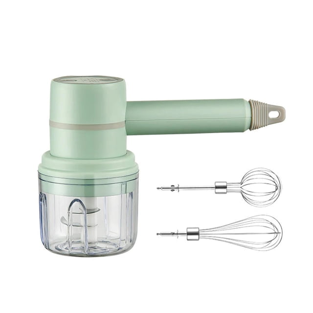 Mini Batteur à Oeufs Électrique Batteur à Main Électrique 3 Vitesses Portable Outil de Pâtisserie pour Blancs d'Oeufs Fouettés