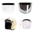 thumbnail image 1 of DYNWAVECA 2 Packs Moto Casque Ouvert Pare-Brise Lentille Anti-Buée Anti-Rayures, 1 of 10