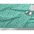 thumbnail image 2 of Soimoi Modal Satin Fabric Snowflake Artistic Fabric Prints By Yard 42 Inch Wide, 2 of 3