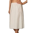 thumbnail image 3 of Women's Shadowline 4711628 Flare Half Slip 28 Inch (Black 2X), 3 of 4