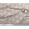 thumbnail image 3 of Soimoi Poly Georgette Fabric Ogee Damask Print Fabric by Yard 52 Inch Wide, 3 of 5