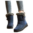 thumbnail image 3 of Bottes d'Hiver pour Femmes, Mode, Confortables, Extérieur, Mi-Longues, Chaussures pour Temps Froid, Randonnée et Aventure, 3 of 8