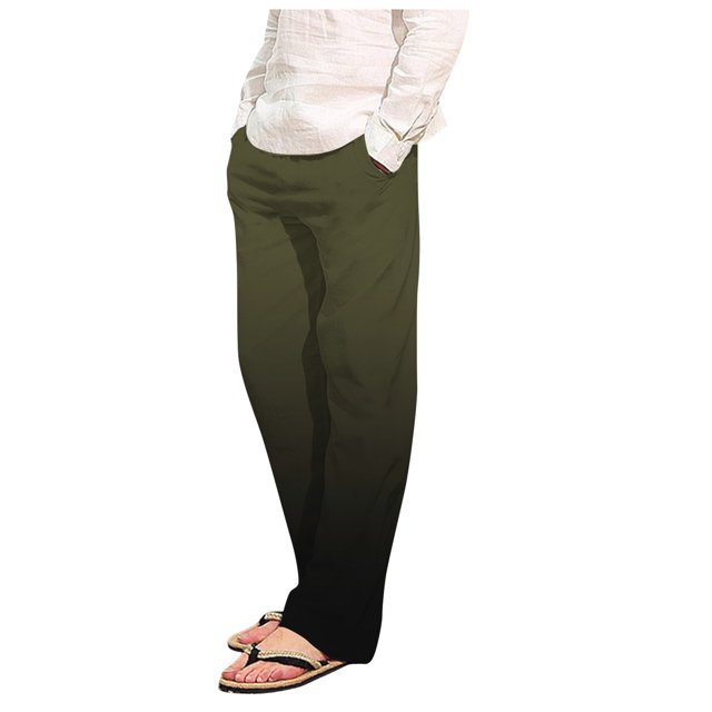 Teissuly Men's Comfy Pajamas Drawstring Stretch Print Sweatpants Long Wide Leg Lounge Home Full Length Pants