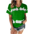 thumbnail image 2 of Wolfast T-Shirts pour Femmes Mode Femmes Mode T-Shirt Imprimé Manches Courtes Blouse Col Rond Hauts Décontractés Manches Courtes Blouses pour Femmes, 2 of 9